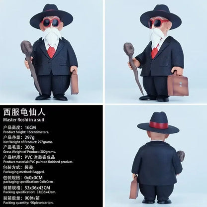 New Dragon Ball Master Roshi Western-Style Clothes Standing Anime Figure 16cm PVC Statue Collection Desktop Ornament Kids Gifts
