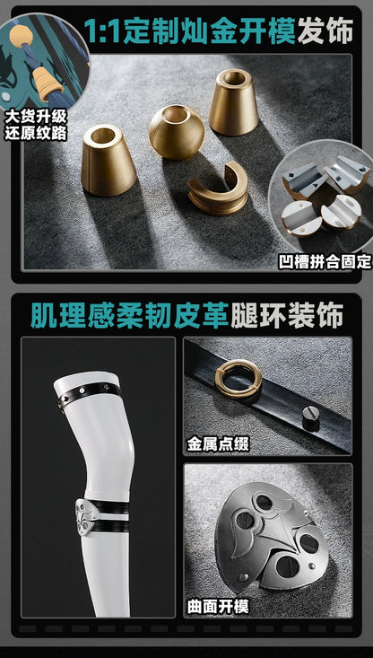 Zenless Zone Zero Lucia Cosplay Costume Wig Bodysuit Uniform Headwear Tail Spook Shack Halloween Party for Women Girls Outfit