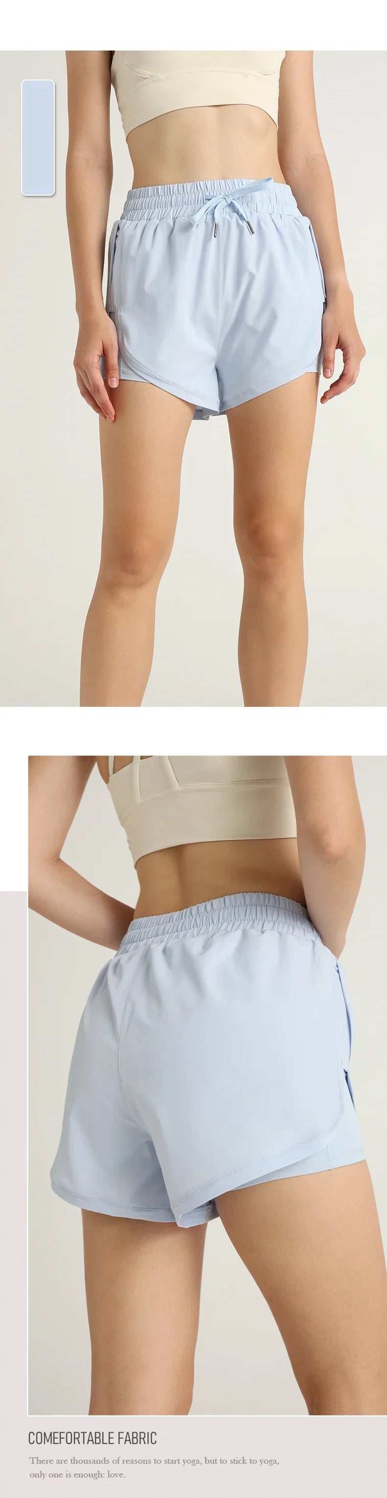 Codex Sports Women’s Lightweight High Waist Loose Yoga Shorts Quick Dry Breathable Athletic Running Outdoor