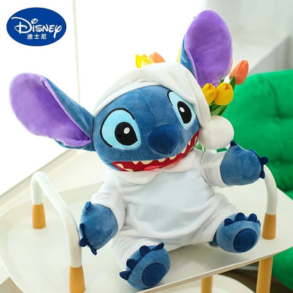 40/50/70cm Super Big Size Pajamas Stitch Disney Anime Plush Stuffed Doll Kawaii Room Decor Lilo & Stitch Plushies Holiday Gift
