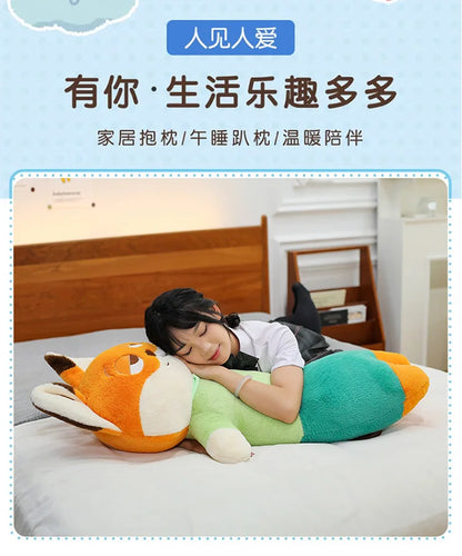 70/90/110cm Big Size Zoo Tropolis Nick Wilde Judith Laverne Hopps Disney Anime Plush Stuffed Doll Pillow Plushies Ornaments Gift