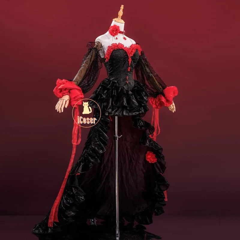 Path To Nowhere Coquelic Cosplay Costume Wig Black Dress Hat Uniform New Skin Carnival Halloween Party for Women Girls iCoser