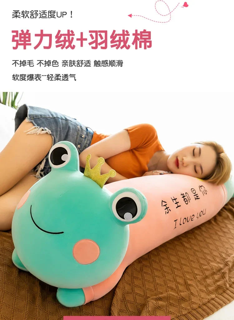 New70-130cm Monkey Doll Husky Plush Toy Frog Pillow Duck Doll Cute Plush Toys for Children Gifts
