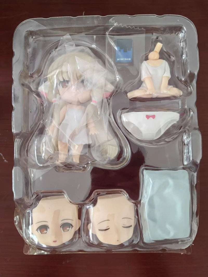 10cm Chobits Anime Figure #2053 Chii Action Figure Kawaii Girl Chi Figurine Room Ornaments Adult Collectible Model Doll Toy Gift