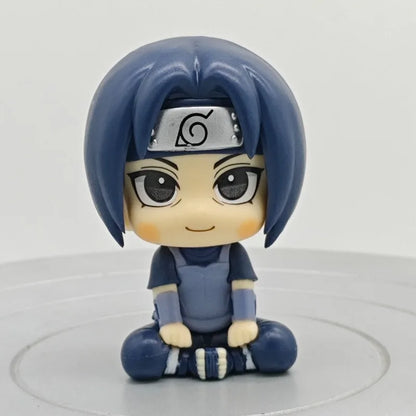 Popular Big Head Anime Naruto Shippūden Figurine Uchiha Itachi Action Figure PVC Q Version Collection Model Decoration Toy Gift