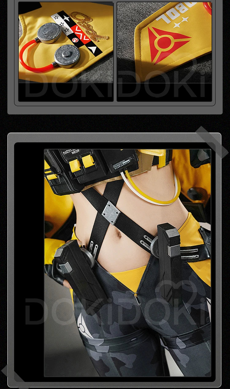 Trigger Cosplay Costume Game Zenless Zone Zero【S-2XL】DokiDoki-R ZZZ Trigger Women Halloween Sexy Costume Plus Size