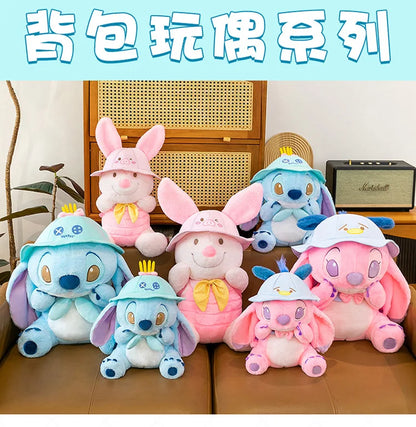 30/40/50cm Big Size Disney Stitch Anime Plush Stuffed Doll Kawaii PigletPlushies Room Decoration Children's Pillow Holiday Gifts