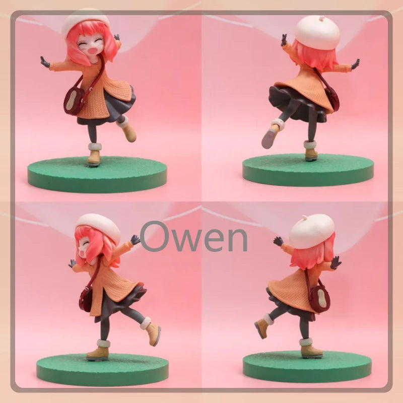 Manga Spy×Family Action Figures Forger Anya Detective Model Cute Anya Anime Figurine Toys PVC Collectible Ornament Birthday Gift