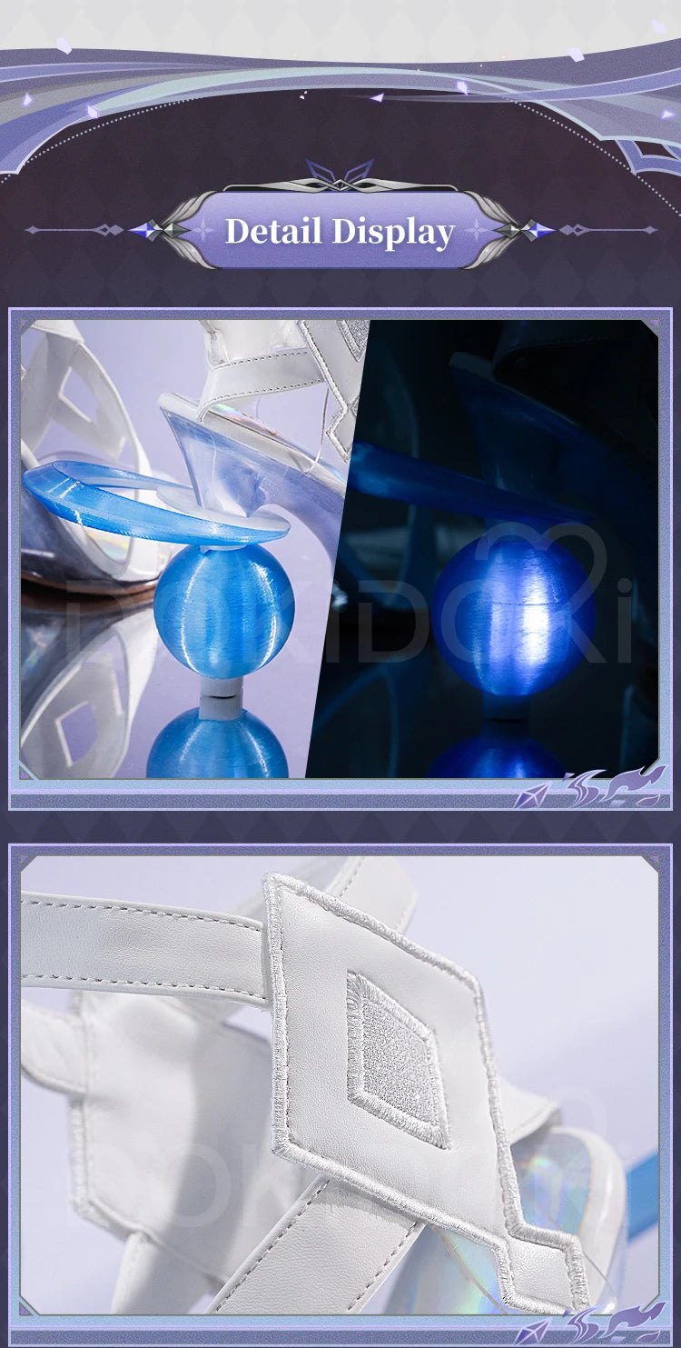 IN STOCK Columbina Luminous Shoes Cosplay Game Genshin Impact Cosplay DokiDoki Fatui Women High Heel Shoes Columbina Cosplay