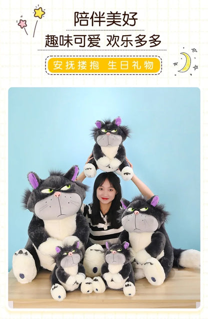 30-60cm Genuine Disney Lucifer Plush Toy Kawaii Stuffed Animal Plush Toys Japan Figaro Cinderella's Cat kids girl Birthday Gifts