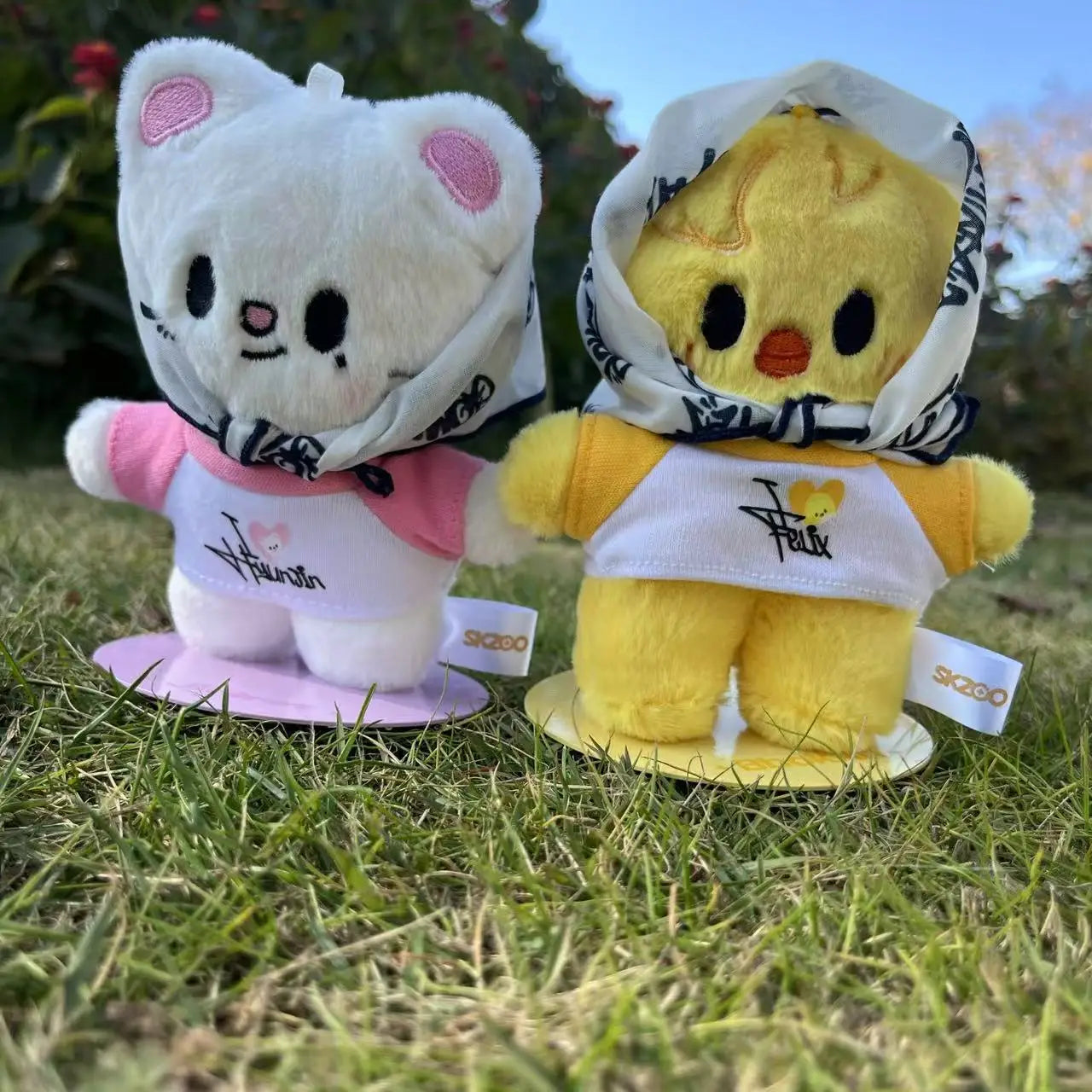 Skzoo Cartoon Stuffed Animals Plush Doll Korean Wolfchan Leebit Dwaekki Hanquokka Jiniret Bbokari Stray Kids Fans Gift Toy