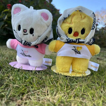 Skzoo Cartoon Stuffed Animals Plush Doll Korean Wolfchan Leebit Dwaekki Hanquokka Jiniret Bbokari Stray Kids Fans Gift Toy