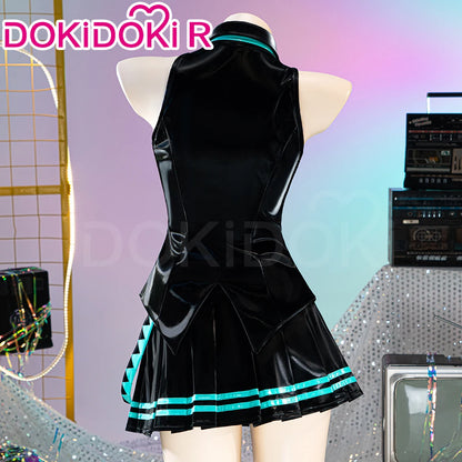 IN STOCK Mikuu Cosplay Costume Game Cosplay【XS-2XL】DokiDoki-R Mikku 16th Anniversary Women Uniform Costume Dress Plus Size