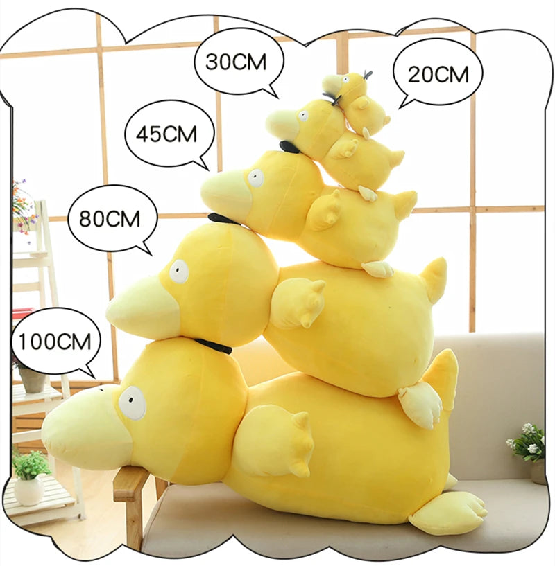 Cute Pokemon Psyduck Back Cushion Big Size Stuffed Anime Duck Plushies Sofa Bed Throw Pillow Home Decor Xmas Gifts Child Girl