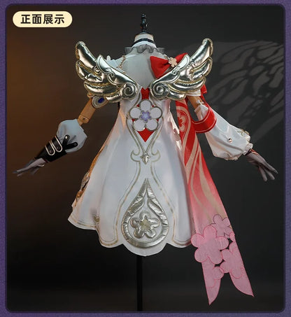 iCoser Honkai Star Rail Tribbie Cosplay Costume Wig Dress Uniform Headwear Wings Carnival Halloween Party for Women Girls Props