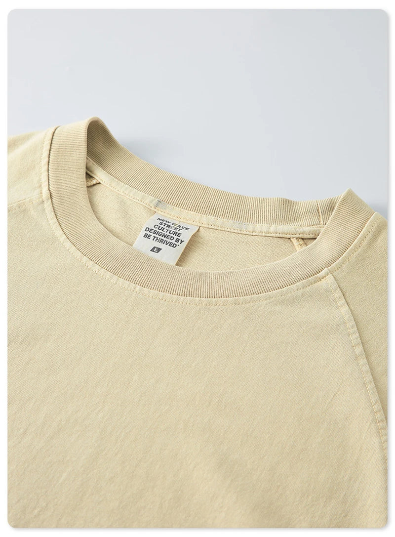 ZODF American Retro Men Washed Solid Tank Tops Women Unisex Loose Edge 275gsm Cotton Sleeveless Tees Brand Streetwears HY0503