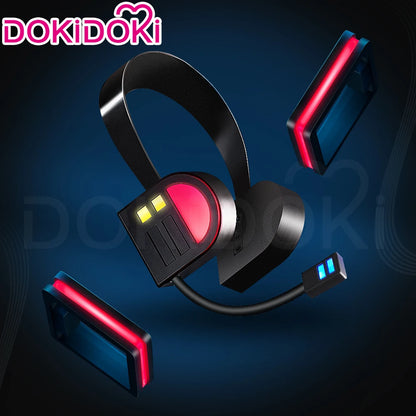 IN STOCK MIKUU Cosplay Costume Game Cosplay DokiDoki-R【S-2XL】Mikku Cosplay Women Cute Costume MIKUU LED Costume Plus Size