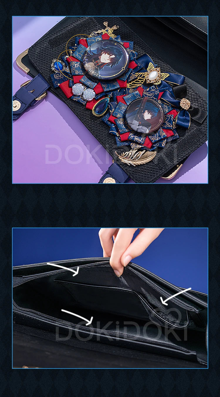 IN STOCK Firefly Dan Heng IL Blade Doujin Bag Game Honkai: Star Rail DokiDoki Cosplay Props School Bag Halloween