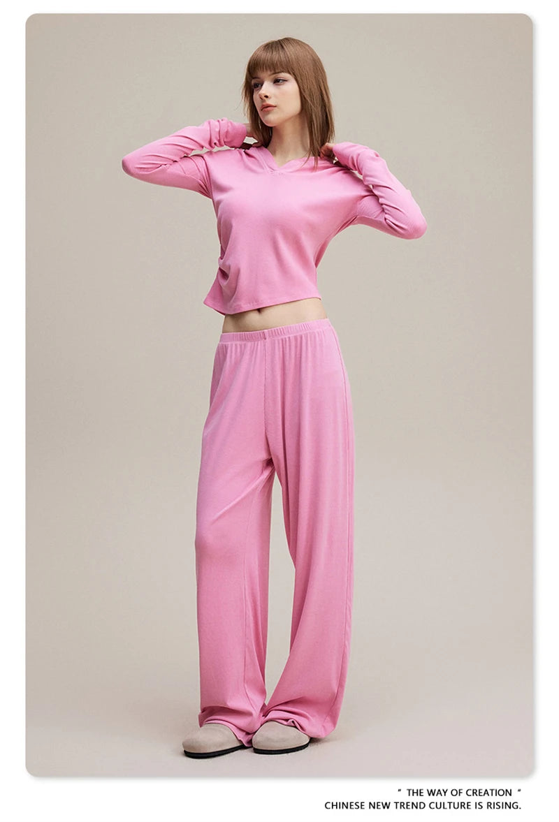 ZODF Sexy Women Autumn Washed 275gsm Hooded T Shirt Ladies Girls Slim Fit Distressed Side Pleated T-Shirts Tees HY1149