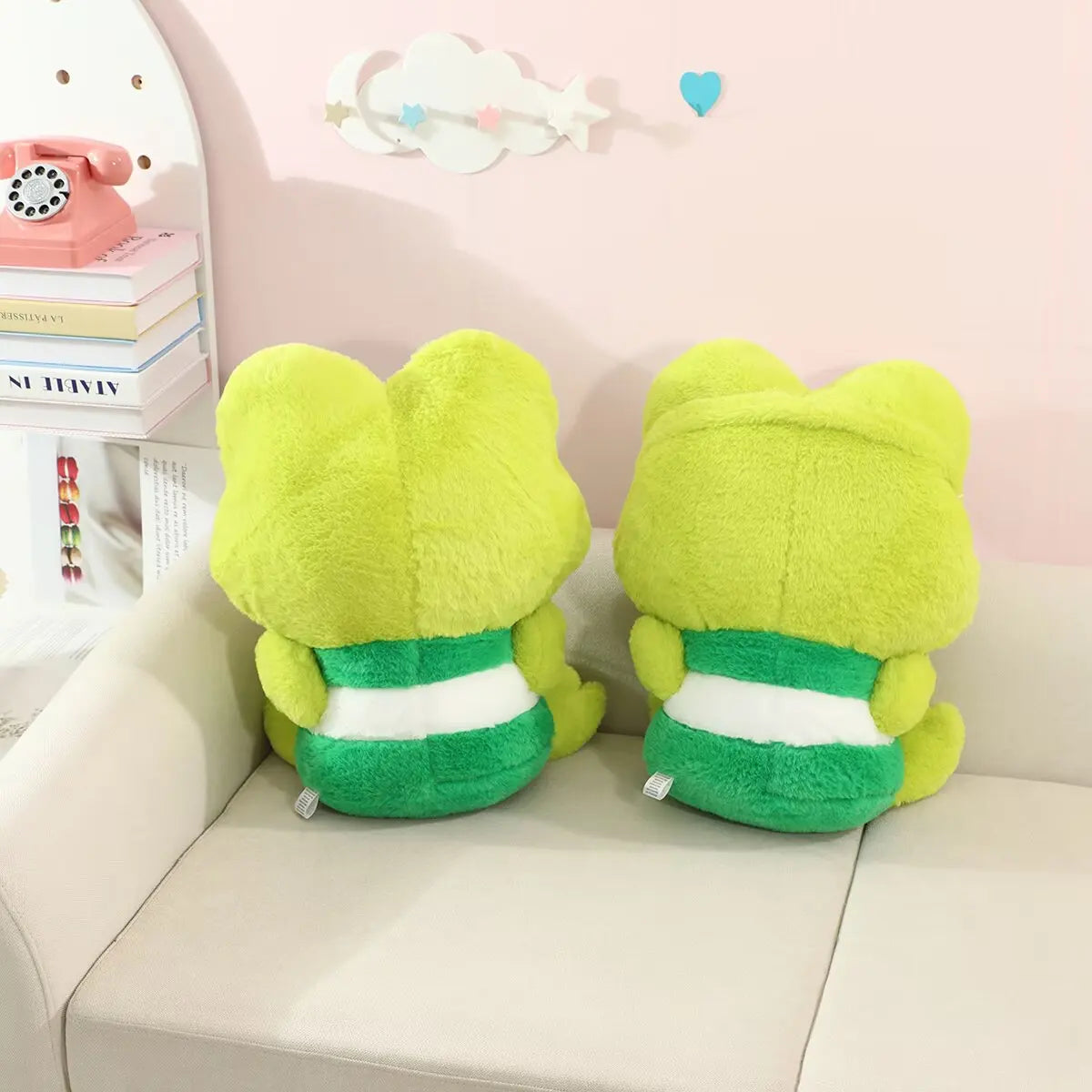 Sanrio Plush Kero Kero Keroppi Doll Pendant Stitch Toy Pillow Cushion Kawaii Soft Gift For Chilren Friend