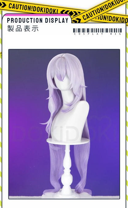 IN STOCK Black Swan Wig Game Honkai: Star Rail Cosplay Wig DokiDoki Women White Purple Long Hair Black Swan Cosplay Free Wig Cap