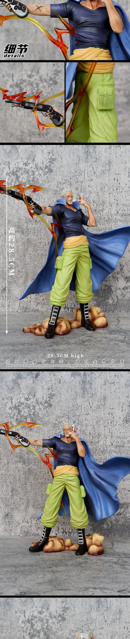 25cm One Piece Figures Benn Beckman Red Hair Pirates Action Figure Pvc Model Statue Doll Collection Decoration Ornamen Toys Gift