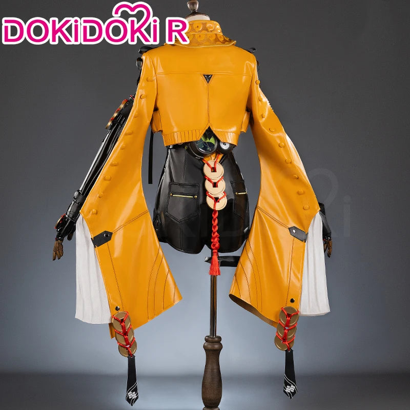 IN STOCK Yixuan Cosplay Costume Game Zenless Zone Zero DokiDoki-R ZZZ Women Black Yellow Bodysuit Yixuan Cosplay Master Costume