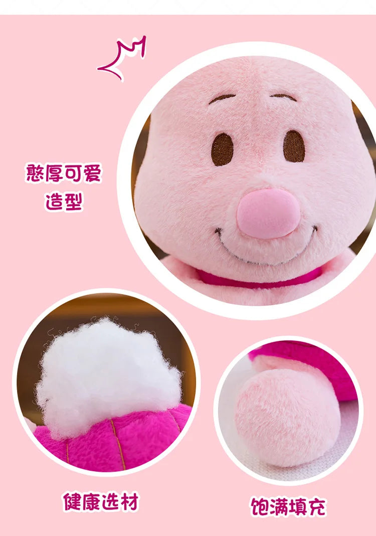 60/80/100cm Super Big Size Piglet Disney Anime Plush Stuffed Doll Kawaii Room Decoration Plushies Children's Pillow Holiday Gift