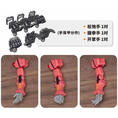 TAS Model Red GQuuuuuuX Conversion Parts Bits-2 Pieces PMC-BD-69-1 for HG 1/144 gMS-α 3D Print Highly Accurate Resin Parts DIY