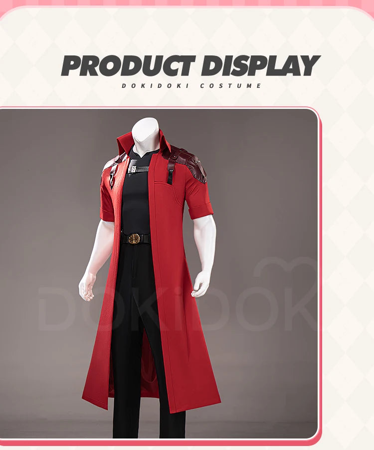 Dante Cosplay Costume Anime【XS-3XL】 DokiDoki-N Men Red Coat Costume Devil Dante Cosplay Plus Size