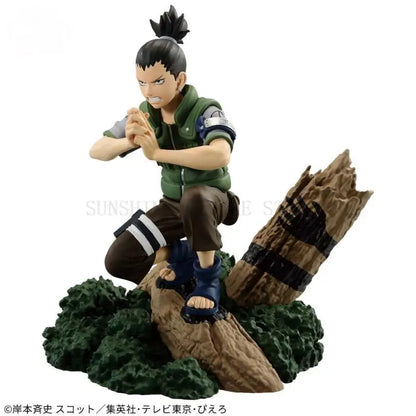 Bandai In Stock Original Memorable Saga Naruto Nara Shikamaru Anime Action Figure Model Ornaments Boxed Toys Gift Genuine
