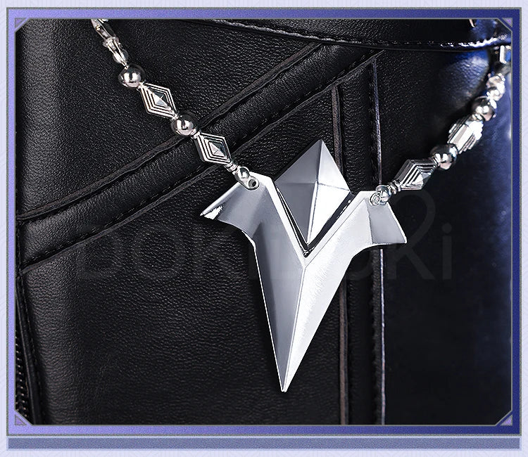 Flins Durin Cosplay Shoes Game Genshin Impact DokiDoki-SR Men Short Long Black Boots Kyryll Chudomirovich Halloween Cosplay