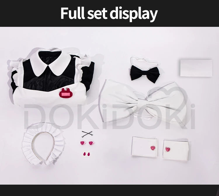 Mikuu Cosplay Costume【S-2XL】 DokiDoki-R Mikku Maid Nurse Sexy Dress Mikuu Rabbit Hole Cosplay Plus Size