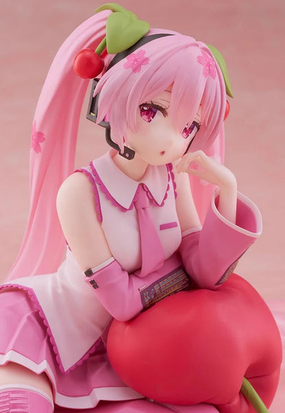 Bandai Hatsune Miku Cherry Pillow Ver 13CM PVC Model