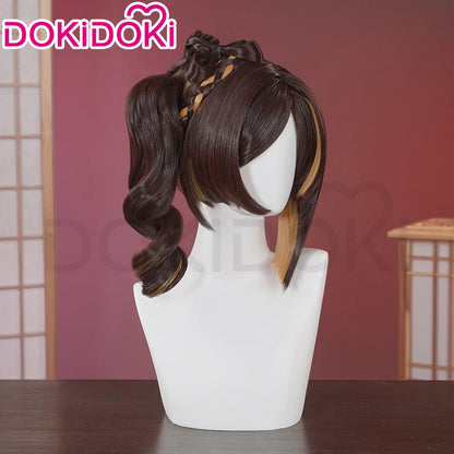 IN STOCK Chiori Wig Game Genshin Impact Cosplay Wig DokiDoki Women Inazuma Fashion Designer Chiori Cosplay Headdress Free Cap