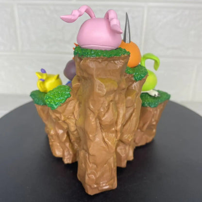 Cute Anime Digimon Adventure Figure Pyocomon Gabumon Koromon Mochimon Tokomon Plotmon Action Figures Pvc Model Toy Gift