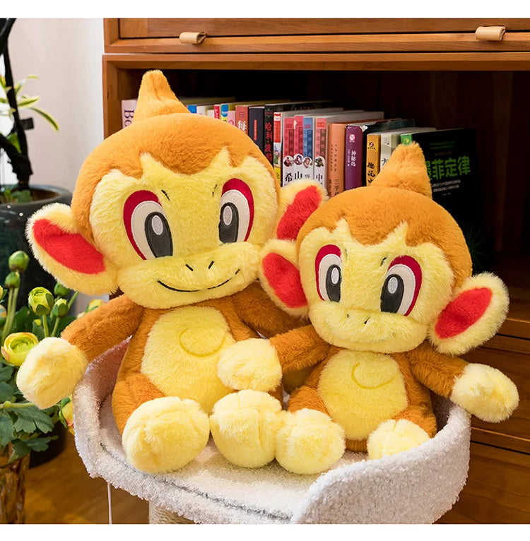 30/40/50CM Big Size Pokemon Chimchar Plushies Cartoon Anime Plush Pillow Soft Doll Kawaii Stuffed Plushie Ornament Children Gift