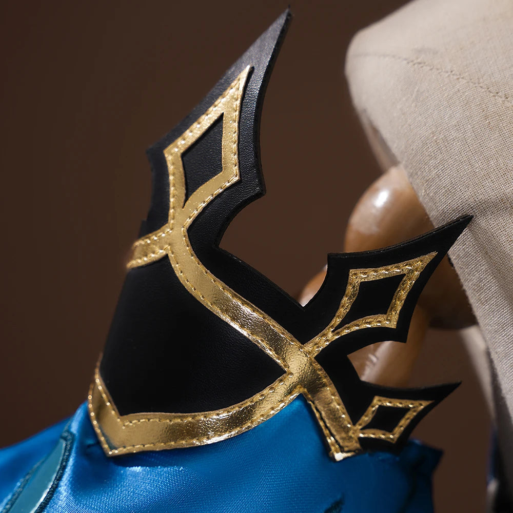 Honkai Star Rail Cerydra Cosplay Costume Wig Dress Uniform Crown Wings Headwear Halloween Party for Women Girls Carnival iCoser