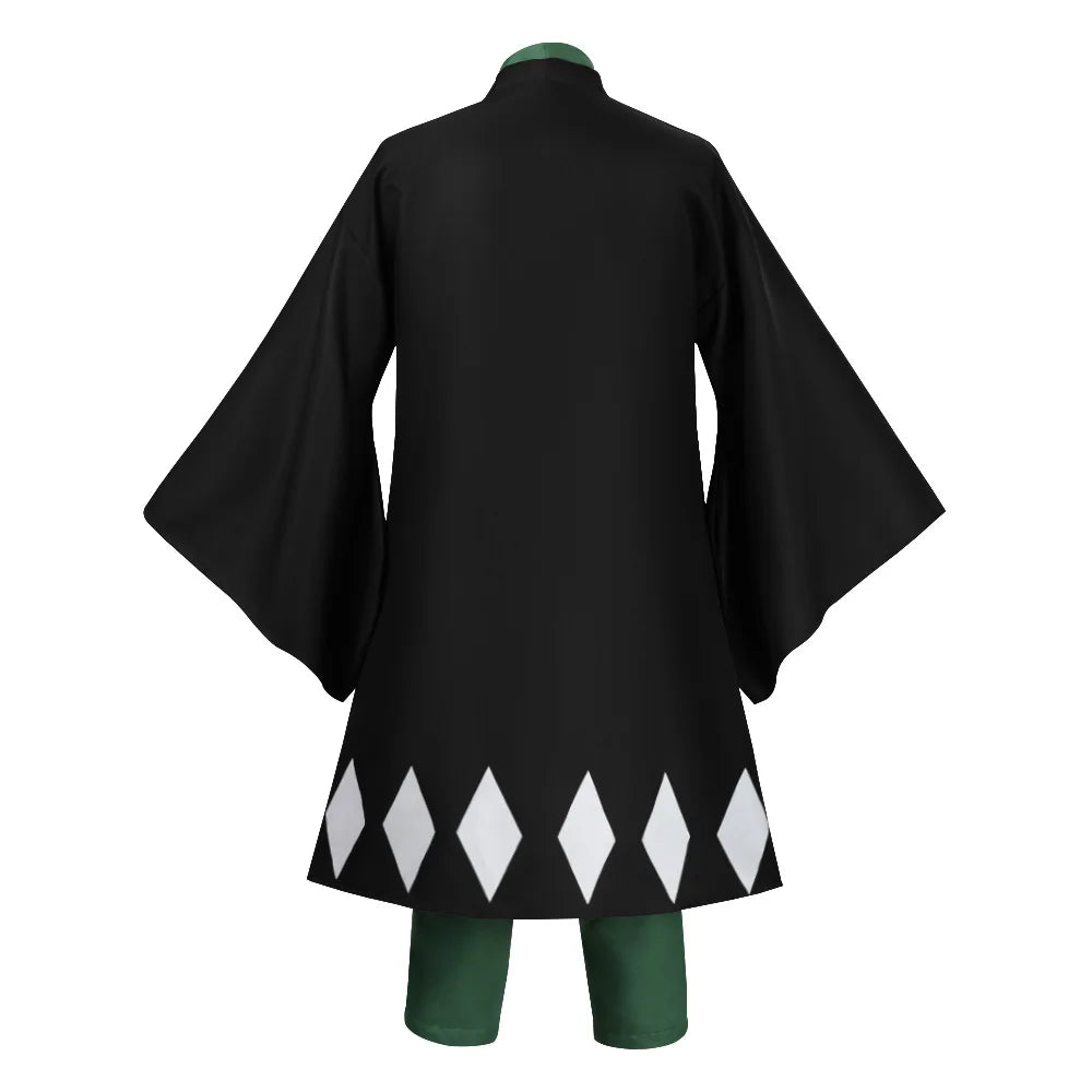 Bleach Urahara Kisuke Cosplay Costume Set Polyester Adult Unisex