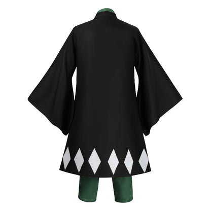 Bleach Urahara Kisuke Cosplay Costume Set Polyester Adult Unisex