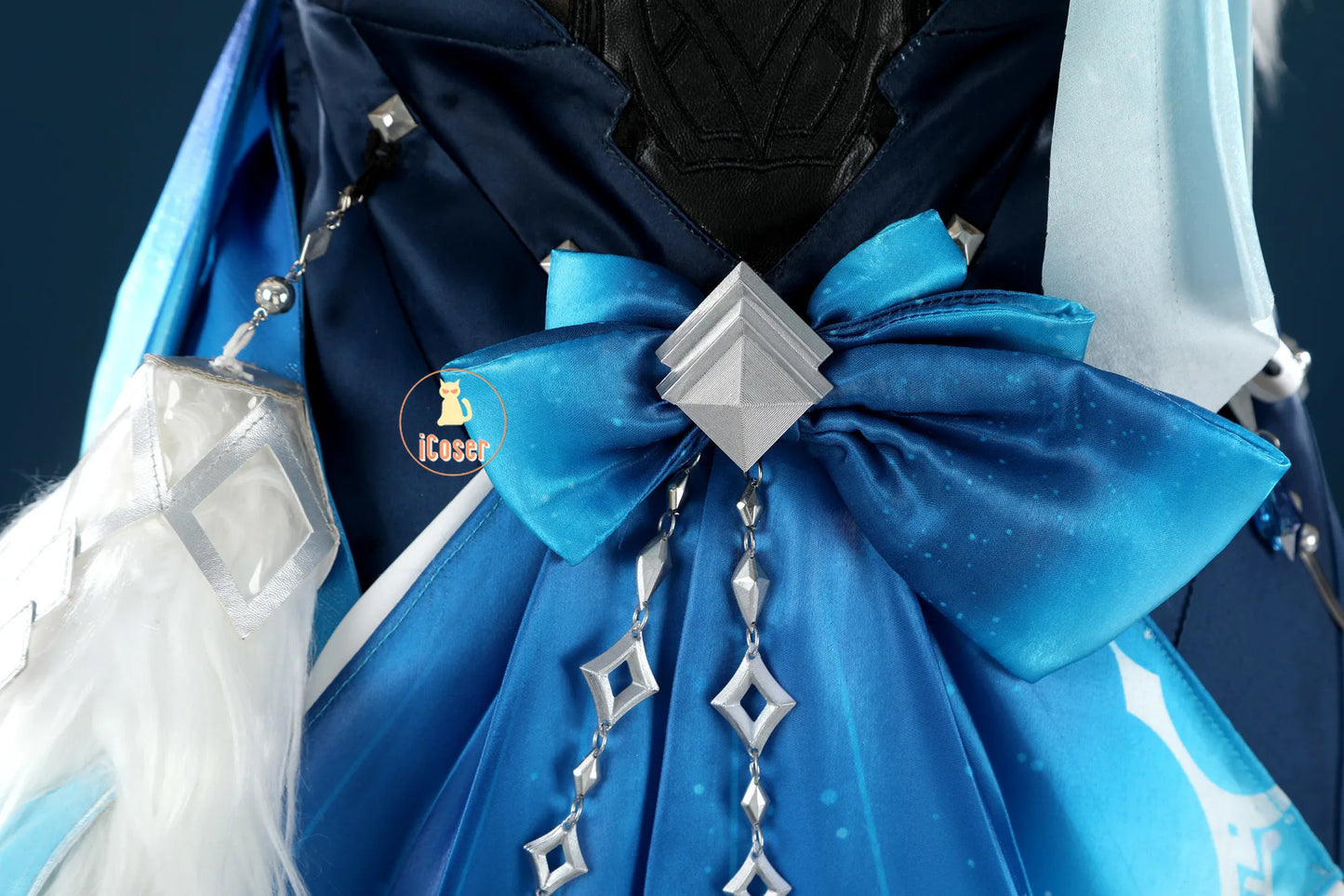 Genshin Impact Yelan Tranquil Banquet Cosplay Costume Wig Dress New Skin Uniform Outfit Halloween Party for Women Girls Props