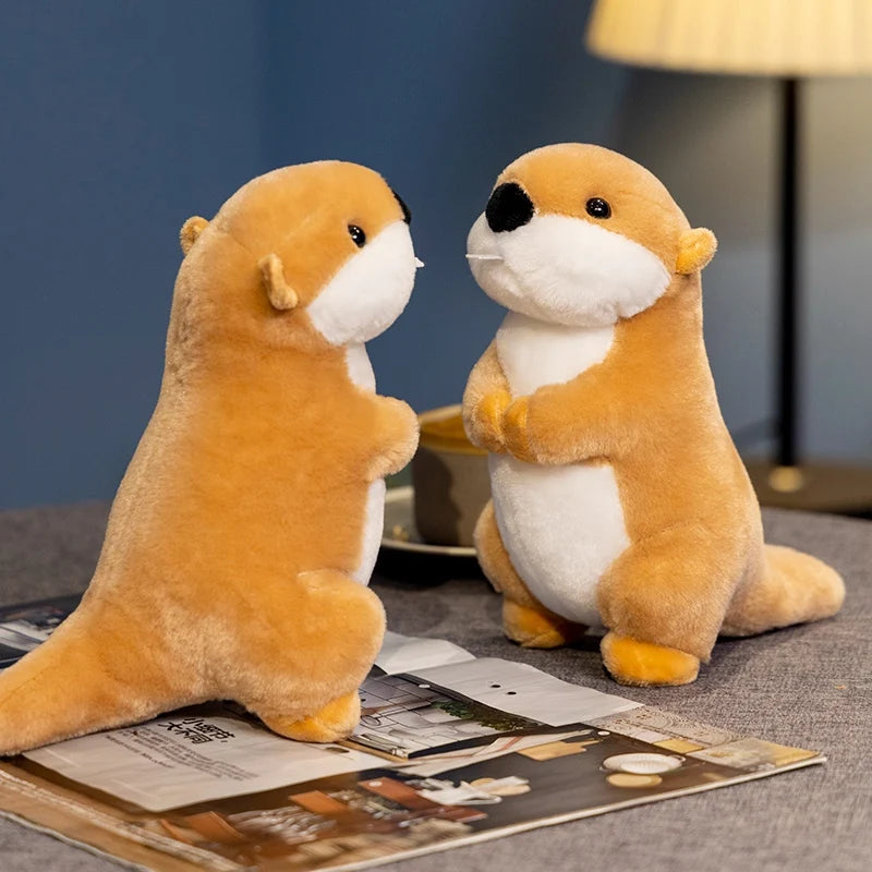 22cm Cute Silly Animal Marmot Plush Toy Soft Stuffed Marmota Plushies Lovely Beaver Doll Gift For Girl Boy Birthday