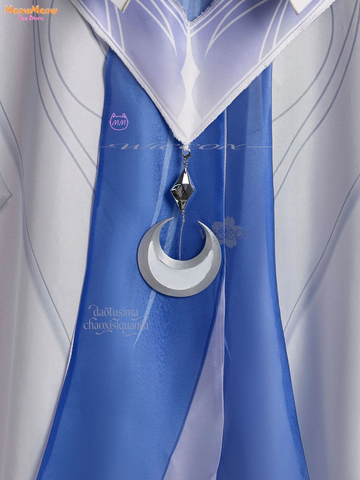 Genshin Impact Moon Goddess Columbina Cosplay Suit Polyester