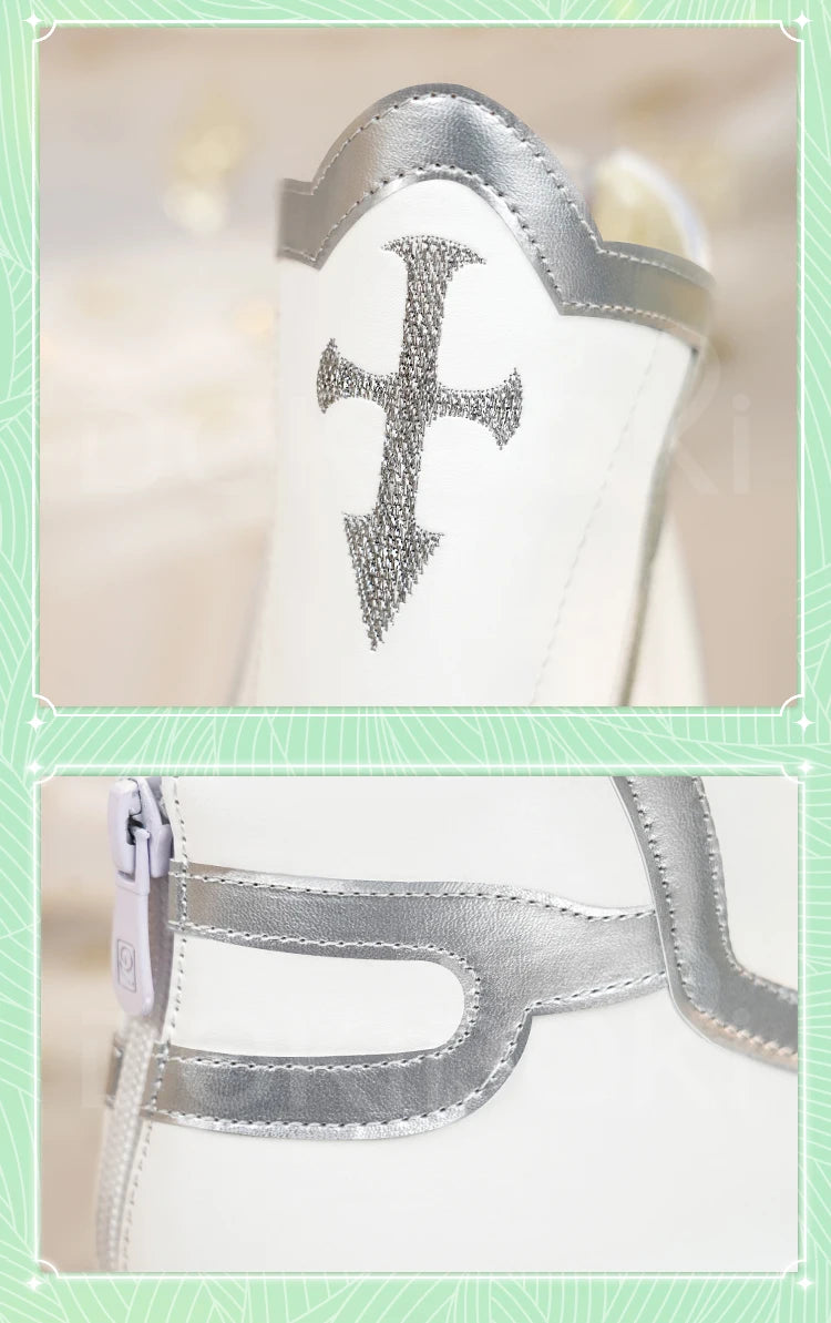 IN STOCK Yuuki Asuna Asada Shino Shoes Anime Sword Art Online Cosplay DokiDoki-SR Women Yuuki Asuna Undine Healer SAO Cosplay