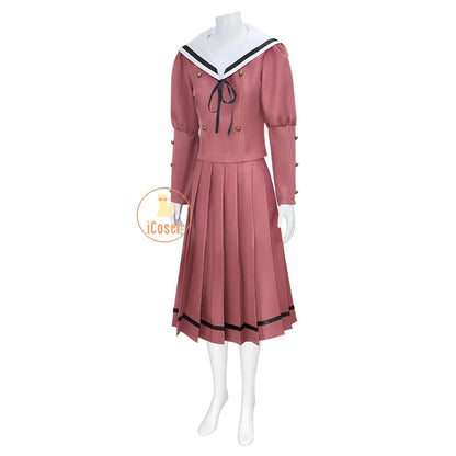 Anime The Fragrant Flower Blooms with Dignity Kaoruko Waguri Cosplay Costume Wig Red JK Skirt School Uniform for Women Girls Cos