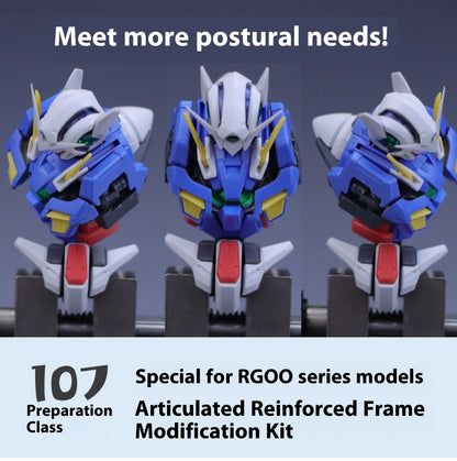 In Stock 107 Model Kits Reinforced Movable Frame Modified Parts For RG00 All Series Mobile Suit Model Details Replacement Parts