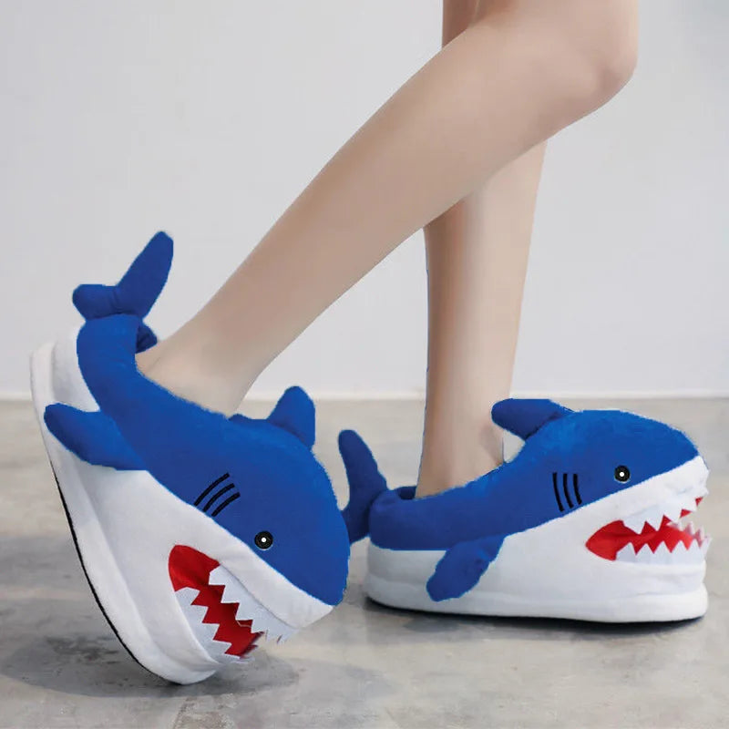 New Disney Toy Story Autumn/Winter Jaws Cartoon Couple Parent Child Cotton Shoes Thickened Warm Anti Slip Cotton Trailer