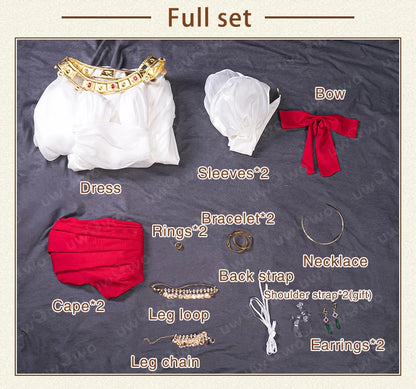 IN STOCK UWOWO Neroo Cosplay Game Fatee/Grandd Order Neroo Claudius/Red Saberr Heroic Spirit Formal Dress Gown Cosplay Costume