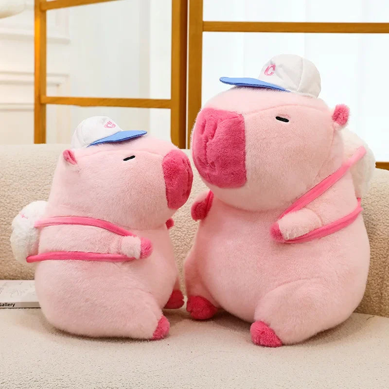 55cm Big Size Capybara Cartoon Anime Plush Stuffed Doll Room Plushies Pillow Kawaii Peluche Ornaments Children's Holiday Gifts