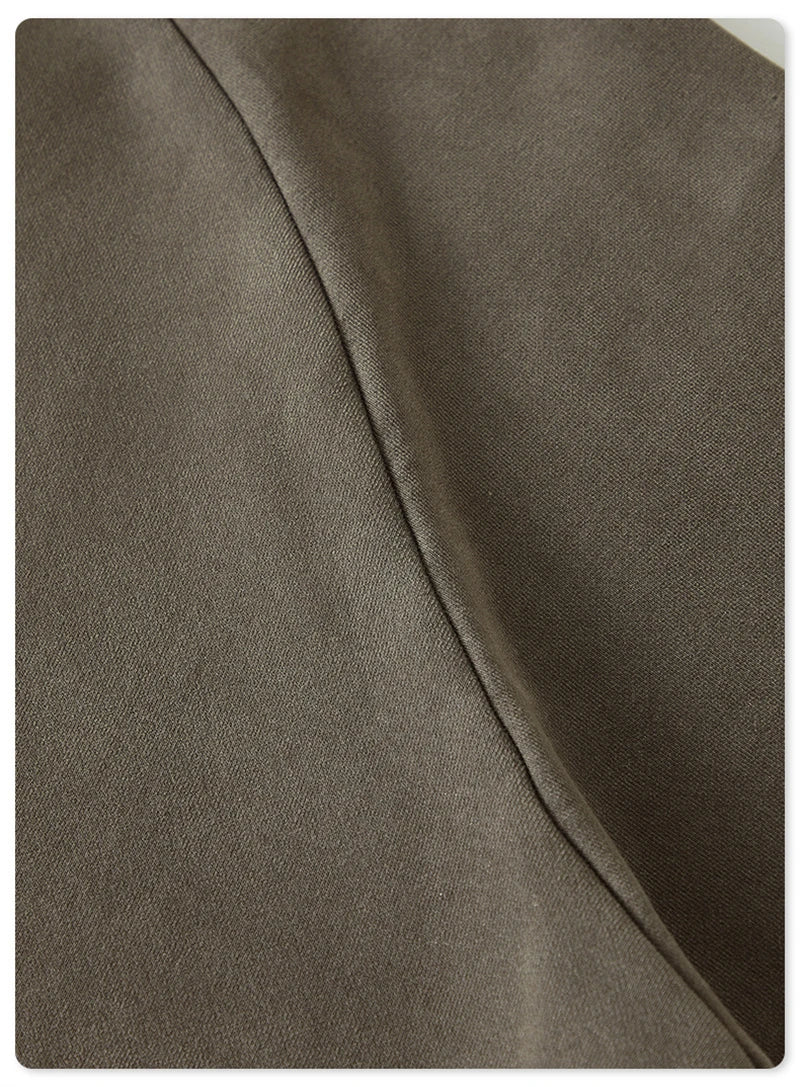 ZODF Retro Winter Men Washed Fleece Zipper Jackets Unisex Loose Oversized 400gsm Raglan Sleeve Coats Streetwears HY0649